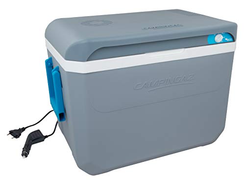Campingaz Powerbox Plus Thermoelektrische 12V/230 V Kühlbox, Hochleistungs-Kühlbox Auto, mit UV Schutz, 36 Liter von Campingaz
