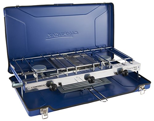 Campingaz Zweiflammkocher Camping Vario Fold, zum Kochen und Überbacken, klappbar, Art. 2000028967, blau Campingaz Zweiflammkocher Camping Vario Fold, zum Kochen und Überbacken, klappbar, Art. 2000028967, blau von Campingaz