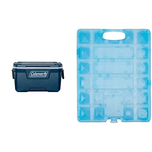 Coleman Xtreme 70QT Kühlbox, große Thermobox mit 66L Fassungsvermögen, hochwertige PU-Vollschaumkernisolierung & Campingaz Campingküche Freezpack, Blau Coleman Xtreme 70QT Kühlbox, große Thermobox mit 66L Fassungsvermögen, hochwertige PU-Vollschaumkernisolierung & Campingaz Campingküche Freezpack, Blau von Campingaz