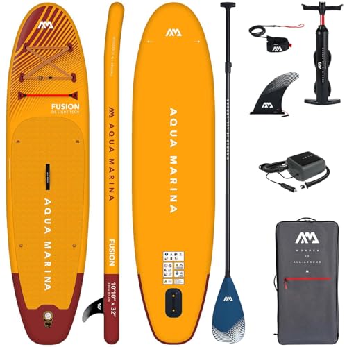 Aqua Marina Aufblasbar Sup Board Stand up Paddle AQUAMARINA Fusion Komplette Packung 330x81x15cm mit Carbon Paddel Aqua Marina Aufblasbar Sup Board Stand up Paddle AQUAMARINA Fusion Komplette Packung 330x81x15cm mit Carbon Paddel von Campsup