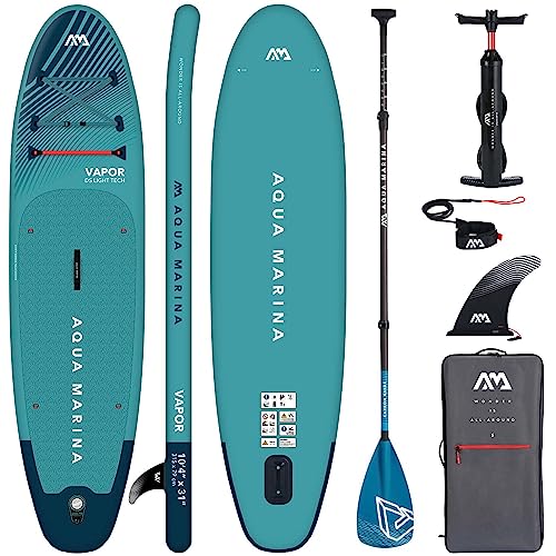 Aqua Marina Aufblasbar Sup Board Stand up Paddle AQUAMARINA Vapor Komplette Packung 315x79x15 cm mit Carbon Paddel Aqua Marina Aufblasbar Sup Board Stand up Paddle AQUAMARINA Vapor Komplette Packung 315x79x15 cm mit Carbon Paddel von Campsup