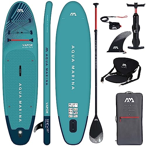 Aqua Marina Aufblasbar Sup Board Stand up Paddle AQUAMARINA Vapor Komplette Packung 315x79x15 cm mit Kayak Sitz Aqua Marina Aufblasbar Sup Board Stand up Paddle AQUAMARINA Vapor Komplette Packung 315x79x15 cm mit Kayak Sitz von Campsup