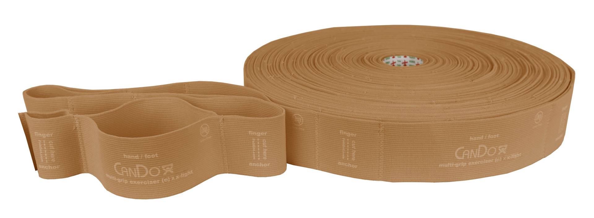 CanDo Fitnessband "Multi-Grip Exerciser Rolle", Extra leicht CanDo Fitnessband "Multi-Grip Exerciser Rolle", Extra leicht von CanDo