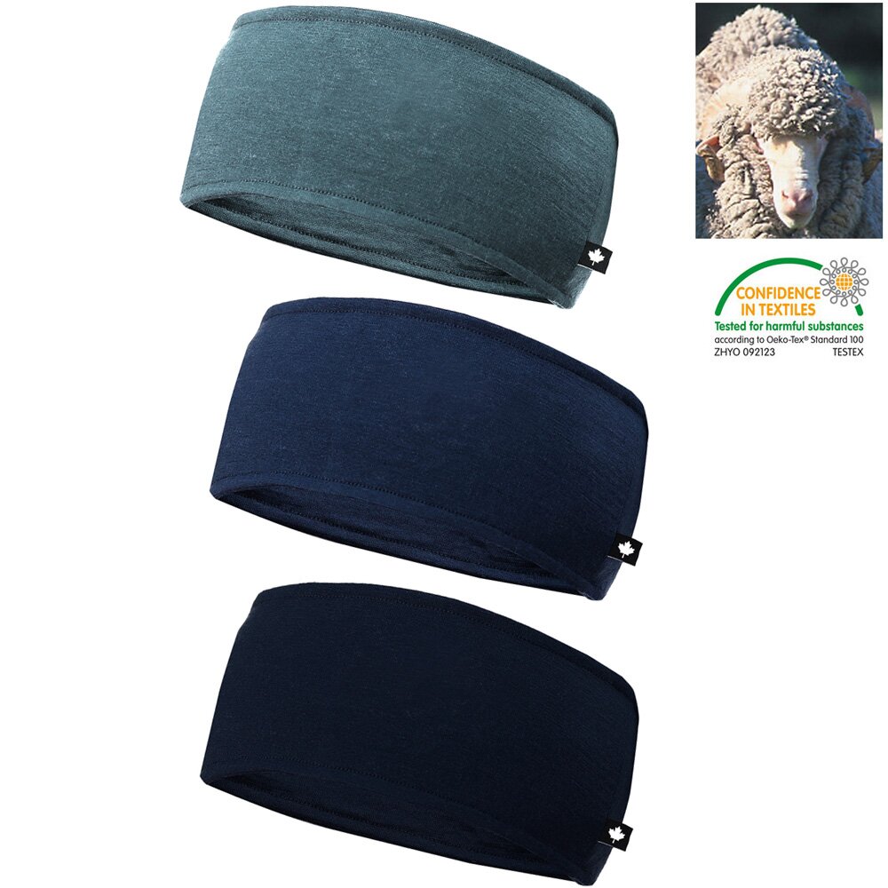 Canada North - 100% Merino Wolle Stirnband Kawartha von Canada North