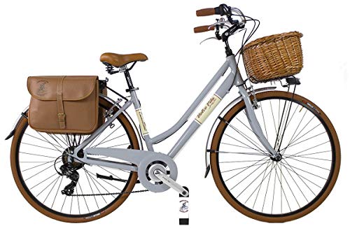 Canellini Via Veneto by Dolce Vita by Fahrrad Rad Citybike CTB Frau Vintage Retro Dolce Vita Aluminium (50, Grau) von Canellini