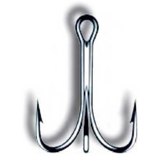 Cannelle 3225e Treble Hook 100 Units Silber 1/0 von Cannelle