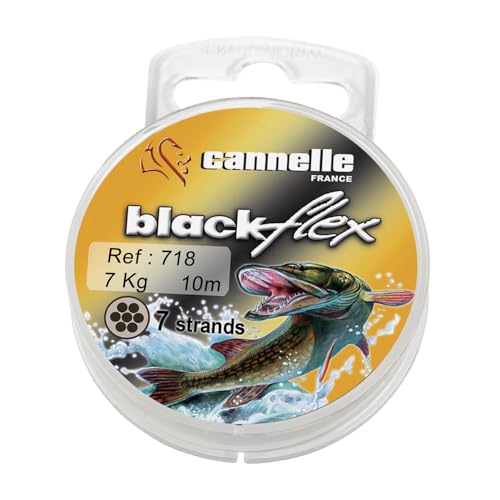 Cannelle Blackflex 7x7 Strands 10m Tragkraft 7kg - Vorfachschnur von VMC