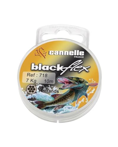 Cannelle Blackflex 7x7 Strands 10m Tragkraft 9kg - Vorfachschnur Cannelle Blackflex 7x7 Strands 10m Tragkraft 9kg - Vorfachschnur von VMC