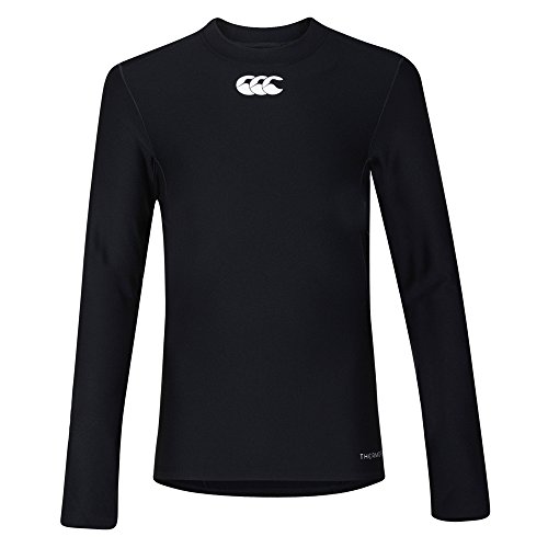 Canterbury Kinder Oberteil Thermoreg Base Layer Langarm-Unterhemd, Schwarz, L, E746845-989-LB von Canterbury