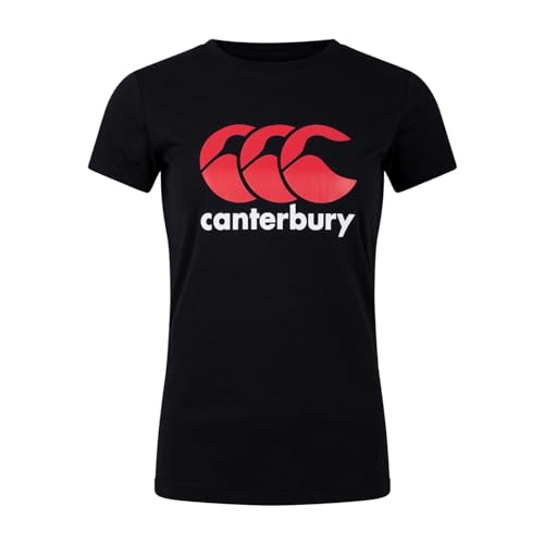 Canterbury Damen Logo T-Shirt, Schwarz, 34 Canterbury Damen Logo T-Shirt, Schwarz, 34 von Canterbury