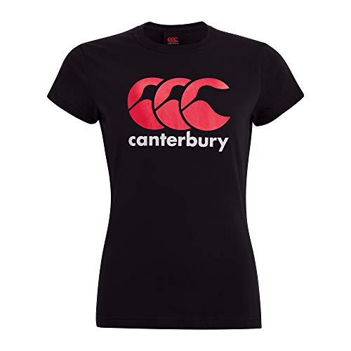 Canterbury Damen T-Shirt mit Logo, Schwarz, XXL Canterbury Damen T-Shirt mit Logo, Schwarz, XXL von Canterbury