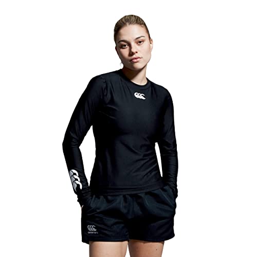 Canterbury Damen Thermoreg Long Sleeve Wicking Schnell Baselayer - Schwarz - S Canterbury Damen Thermoreg Long Sleeve Wicking Schnell Baselayer - Schwarz - S von Canterbury