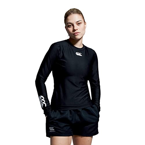 Canterbury Damen Thermoreg Long Sleeve Wicking Schnell Baselayer - Schwarz - S von Canterbury