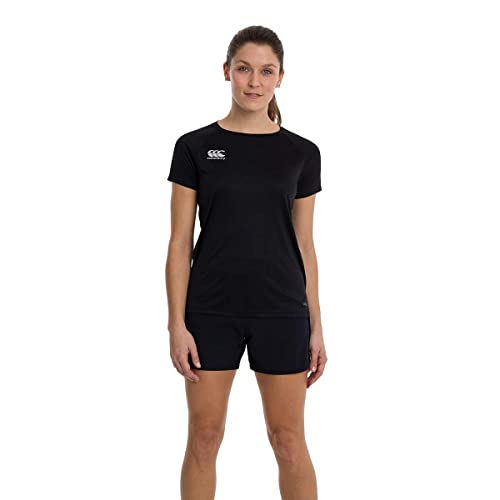 Canterbury Damen Vapodri Superlight T-Shirt, Schwarz, 8 von Canterbury