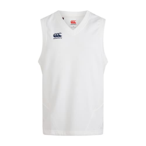 Canterbury Herren Sleeveless Overshirt, Sweater Vest, Cricket Whites Pullunder, cremefarben, 4XL Canterbury Herren Sleeveless Overshirt, Sweater Vest, Cricket Whites Pullunder, cremefarben, 4XL von Canterbury
