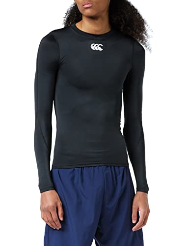 Canterbury Herren Mercury TCR Compression Long Sleeve T-Shirt, Schwarz, XL von Canterbury