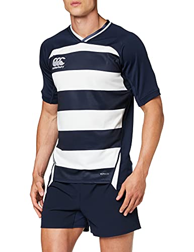 Canterbury Herren Rugby-Trikot Vapodri Evader Hooped XXL Navy von Canterbury