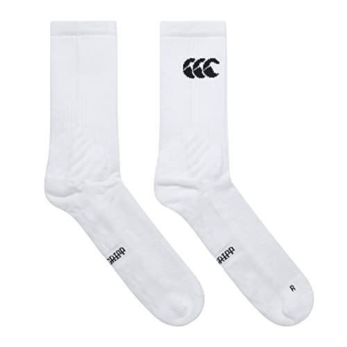 Canterbury Herren Socken mit mittlerer Wadenhöhe, Bright White, L von Canterbury