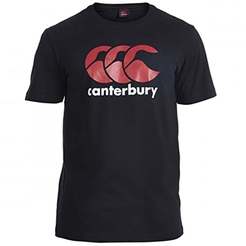 Canterbury Men's CCC Logo Tee - Black/Red/White, Medium von Canterbury