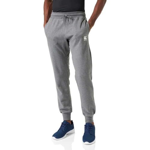 Canterbury of New Zealand Herren-Hose aus Fleece, mit Bündchen L Charcoal Marl von Canterbury