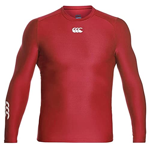 Canterbury Herren Thermoreg Langarm-T-Shirt Baselayer - Flag Rot - S von Canterbury