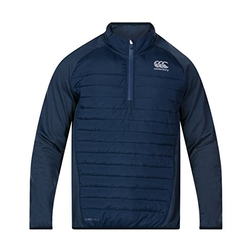 Canterbury Herren VapoShield Hybride Mit Viertelreißverschluss Oberteil, Navy, S Canterbury Herren VapoShield Hybride Mit Viertelreißverschluss Oberteil, Navy, S von Canterbury