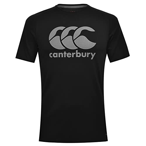 Canterbury Herren Kern Vapodri großes Logo T-Shirt - Schwarz - S von Canterbury
