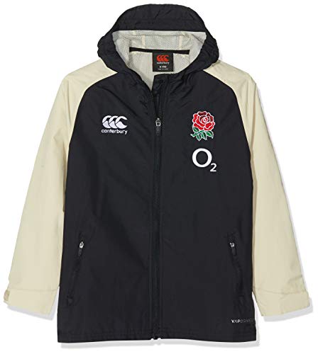 Canterbury Kinder Official England 18/19 Vaposhield Water Repellent Full Zip Rugbyjacke, anthrazit, Größe 12 von Canterbury