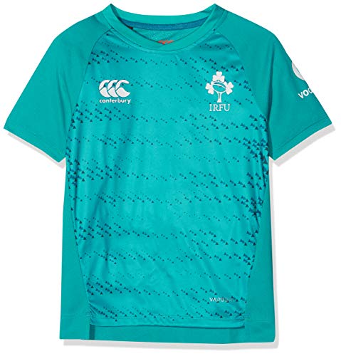 Canterbury Kinder Official Ireland 18/19 Vapodri Light T-Shirt, Tile Blue, Größe 6 von Canterbury