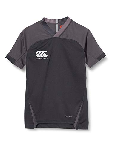 Canterbury Unisex Kinder Vapodri Evader Rugby Jersey Trikot, Black, 152 von Canterbury