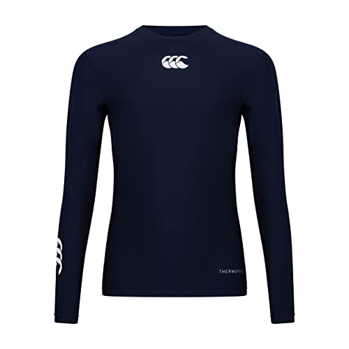 Canterbury Kinder Oberteil ThermoReg Base Layer Langarm-Unterhemd, Navy, S, E746845-769-SB von Canterbury