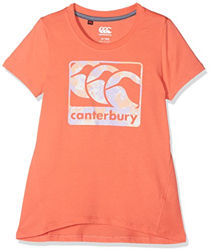 Canterbury Mädchen CCC Grafisches Logo T-Shirt, Korallen Rot, 8 Canterbury Mädchen CCC Grafisches Logo T-Shirt, Korallen Rot, 8 von Canterbury