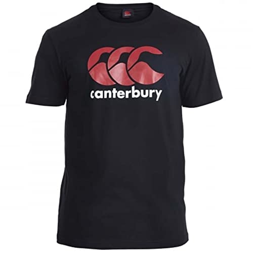 Canterbury Men's CCC Logo Tee - Black/Red/White, Large von Canterbury