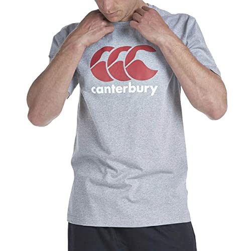 Canterbury Herren T-Shirt CCC Logo, Klassikgrau meliert/Rot/Weiß, 2XL, E546720-92B-2XL Canterbury Herren T-Shirt CCC Logo, Klassikgrau meliert/Rot/Weiß, 2XL, E546720-92B-2XL von Canterbury