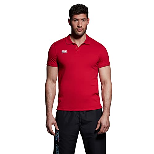Canterbury Men's Waimak Polo Shirt - Flag Red, XL von Canterbury