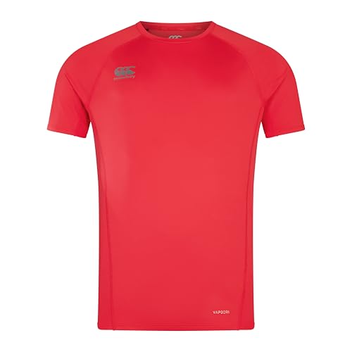 Canterbury Small Logo Superlight T-Shirt für Herren, Flag Red, S Canterbury Small Logo Superlight T-Shirt für Herren, Flag Red, S von Canterbury