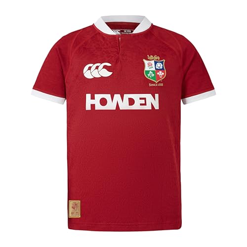 Canterbury of New Zealand British and Irish Lions Replica, Unisex-Kinder Hemd, Red Dahlia, Canterbury of New Zealand British and Irish Lions Replica, Unisex-Kinder Hemd, Red Dahlia, von Canterbury