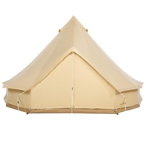 CanvasCamp Sibley 450 Ultimate Zelt 6 Personen, Wasserdichtes Glamping Zelt, Tipi Zelt mit herausnehmbarer Bodenplane, Große Campingzelte für Festivals, Baumwollzelt, Camping Zelt für Outdoor CanvasCamp Sibley 450 Ultimate Zelt 6 Personen, Wasserdichtes Glamping Zelt, Tipi Zelt mit herausnehmbarer Bodenplane, Große Campingzelte für Festivals, Baumwollzelt, Camping Zelt für Outdoor von CanvasCamp