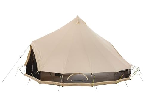 CanvasCamp Sibley 600 Apex Double Door - Zelt 12 Personen, Ideal als Glamping Zelt Baumwolle & Outdoor Camping Zelt, Wasserdicht, Bodenplane & Zeltstangen, Perfektes Familienzelt für 10-12 Personen CanvasCamp Sibley 600 Apex Double Door - Zelt 12 Personen, Ideal als Glamping Zelt Baumwolle & Outdoor Camping Zelt, Wasserdicht, Bodenplane & Zeltstangen, Perfektes Familienzelt für 10-12 Personen von CanvasCamp