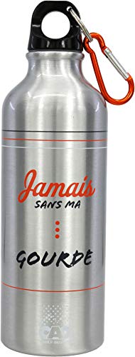 CAO Trinkflasche Jamais ohne Ma. 0,5 l Brennstoffflaschen für Erwachsene, Unisex, Grau, H 21 cm CAO Trinkflasche Jamais ohne Ma. 0,5 l Brennstoffflaschen für Erwachsene, Unisex, Grau, H 21 cm von Cao