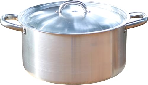 C.A.O. Kochtopf, niedrig, 11 Liter, aus Aluminium, Höhe 15 cm, Durchmesser 32 cm C.A.O. Kochtopf, niedrig, 11 Liter, aus Aluminium, Höhe 15 cm, Durchmesser 32 cm von Cao