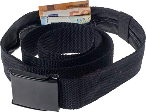C.A.O. – Geldgürtel aus Polyester/Baumwolle – Farbe Schwarz – Länge 130 cm C.A.O. – Geldgürtel aus Polyester/Baumwolle – Farbe Schwarz – Länge 130 cm von Cao