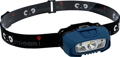 Cao Lampe Frontale Rechargeable Phenix wiederaufladbare Stirnlampe, blau, 6,5 x 4,4 x 3,7 cm Cao Lampe Frontale Rechargeable Phenix wiederaufladbare Stirnlampe, blau, 6,5 x 4,4 x 3,7 cm von Cao