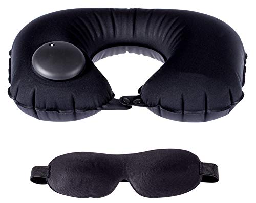Cao Reise-Set Soft, aufgeblasen: 36 x 26 x 13 cm, unaufgeblasen: 46 x 30 cm, Maske: 20 x 8 cm, Außen Polyester, Innen Pumpe: 100% TPU, Schwarz, 36x26x13cm Cao Reise-Set Soft, aufgeblasen: 36 x 26 x 13 cm, unaufgeblasen: 46 x 30 cm, Maske: 20 x 8 cm, Außen Polyester, Innen Pumpe: 100% TPU, Schwarz, 36x26x13cm von Cao