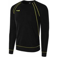 Capelli Sport Raven Herren Training Sweatshirt AGA-1280X-black/yellow von Capelli Sport