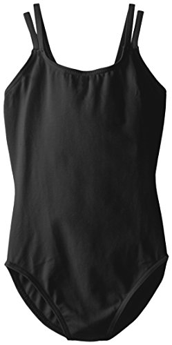 (CC123C) Capezio Ballett Trikot mit Spaghettiträger Schwarz Kind Large Kind Large Brustumfang 29-31 Taille 26-28 von Capezio