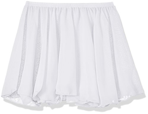 Capezio Damen Pull On Skirt-Girls, Weiß, Größe S Capezio Damen Pull On Skirt-Girls, Weiß, Größe S von Capezio