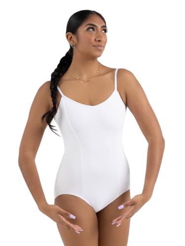 Capezio 126 Classic Double Strap Camisole Leotard Damen, weiß, L von Capezio