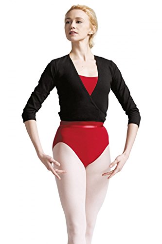 Capezio Cross-Over Top, Black, Small von Capezio