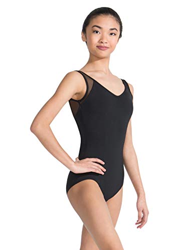 Capezio 126 Meryl V-Neck Tank Leotard Lycra, Schwarz, L von Capezio